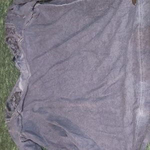 3/4 sleeve shirt lace detail, Timeout, sz M